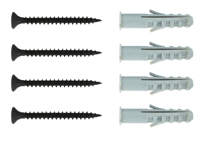 Veggmonteringssett t/Rack/Maxi/Slim svart